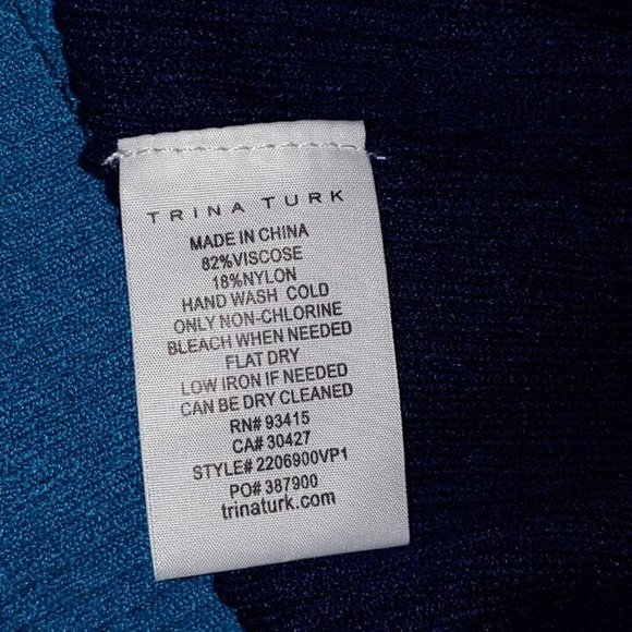 Trina Turk Racerback Ribbed Stretch Tank Top Idyllwild Tank Racerback Size XXL - Picture 6 of 6